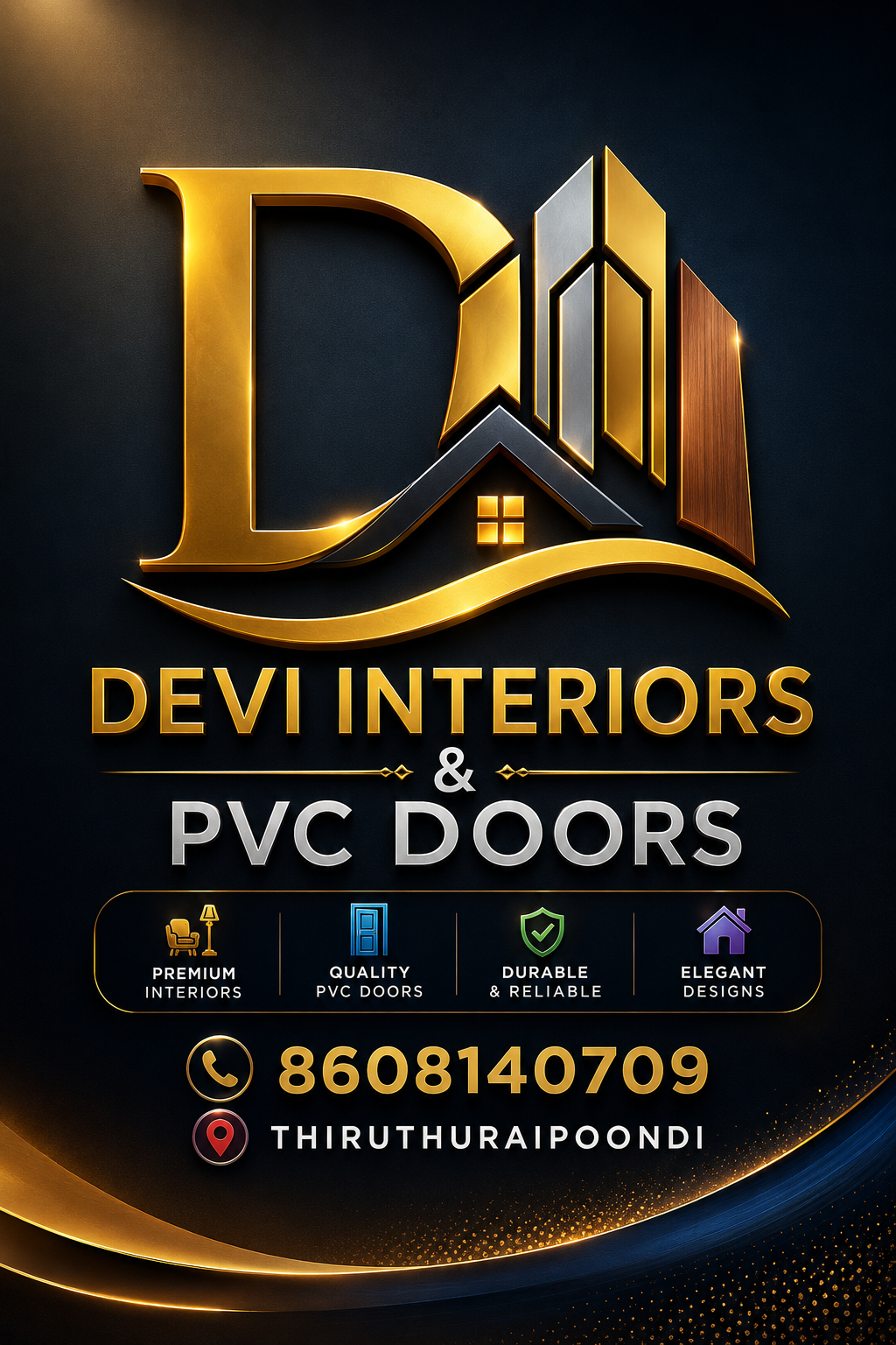 Devi Interiors showroom — premium interior design Thiruthuraipoondi